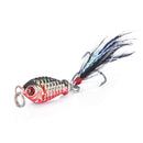 1pcs 4.8g Fishing Lure wobblers spinner metal lures vib Hard Baits With Fea I3K6