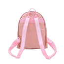 Kraft Paper Backpack Women Waterproof Travel Shoulder Schoolbags (Pink) A