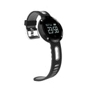DM58 Smart Watch Monitor Fitness Tracker Heart Rate Bracelet (Black+Grey)