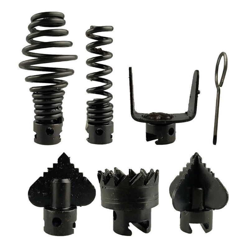 7pcs/set Durable Drain Tool Manganese Steel Pipe Dredge Cutter Heads Home 16mm