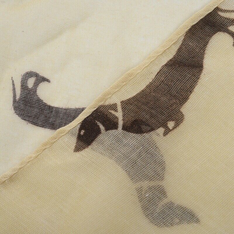 Sausage Dachshund Dog Animal Ladies Scarf Shawl Soft Feel 180 x 90cm Beige U4A3