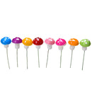 10x Mini Colorful Mushroom Garden Ornaments Miniatures Plant Pot Fairy ES