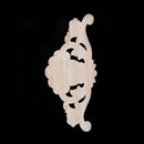 1X Exquisite Classic Rubber Wood Carved Applique Retro Furniture Craft Deco