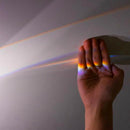 30*30*60mm Triangular Prism BK7 Optical Prisms Glass Physics Teaching Refrac Cy