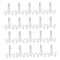 40pcs Sturdy Steady Ceramics Plate Bowls Samples Easel for Closet Rack