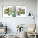 5pcs 5D DIY Full Drill Diamond Painting Lotus Cross Stitch Mosaic Kit Decor