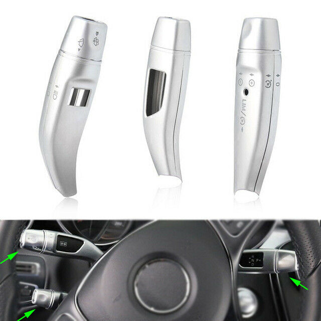 Chrome Wiper Shift Lever Cruise Sequins Covers Frame Stickers Kit For Merce Y8P1