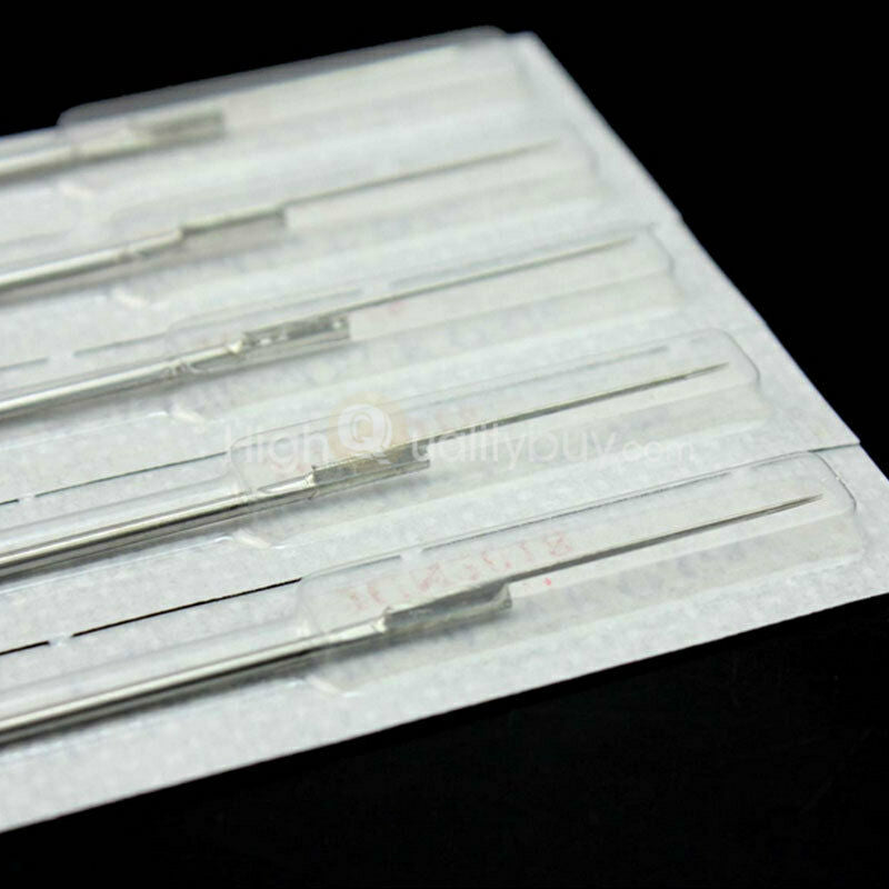 50pcs Sterilized Steel Tattoo Disposable Needles Round Liner Size 5RL dfg ZLL