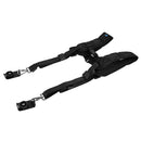 Double Shoulder Sling Belt Quick Rapid Strap for 2 DSLR Digital Camera Black