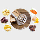 Practical Stainless Steel Tube Handle Potato Masher Mashed Vegetable Device H1O1
