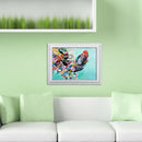 5D DIY Full Drill Diamond Painting Rooster Cross Stitch Mosaic Craft Kit