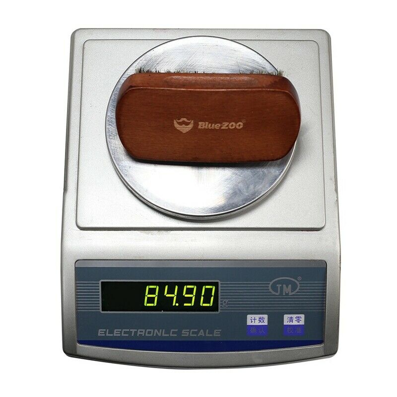 Blue Zoo Men Boar Hair Bristle Beard Brush Shaving Comb Face Massage Handma P3U4