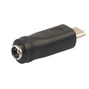2pcs DC Power Adapter Converter Type-C USB Male to 5.5x2.1mm Female Connector