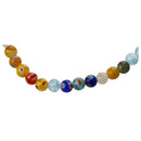 Murano Glass Beads Strand 6mm Multicolor Y9Q8