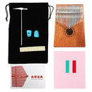 17 Keys Kalimba Thumb Piano High-Quality Wood Mahogany Body Musical Instrum