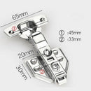 10Pcs Hinge Stainless Steel Door Hydraulic Hinges Damper Buffer Soft Close  H4R5
