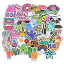 50Pcs Cute Cartoon Stickers Laptop Luggage Guitar Bicycle Skateboard DecaJBTEUS