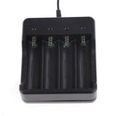 3.7V 18650 charger li-ion battery 4.2v four slot Lithium batteries charger -Q