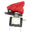 5pcs 12V 20A Red Cover LED Light Rocker Toggle Switch SPST ON/OFF Car Truck