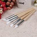 5pcs Nail Art Silicone Head Painting Pen Professional Nail Design Brush