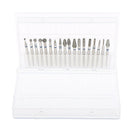 Corrosion Resistant Emery 2.35mm Nail Drill Bits Set Acrylic Nail Gels Files