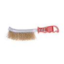 Heavy Duty Spid Wire Hand Brush Steel Bristles Rust Paint Removal Remover BX