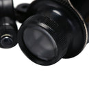 20x LED Magnifier Single Eye Glasses Loupe Lens Watch Repair Magnifying Glass FT