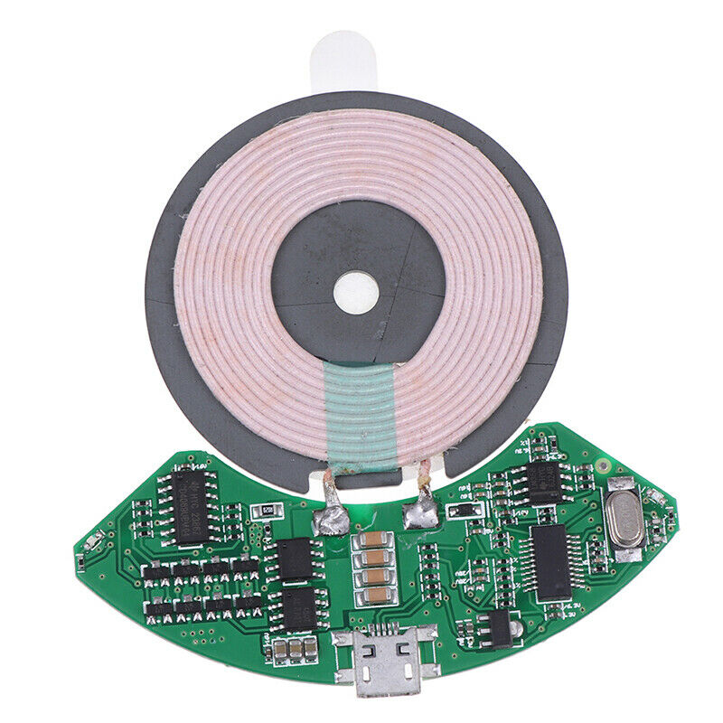 10WFast Wireless Charger Module Transmitter PCBA Circuit Board + Coil Chargi%!