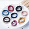 Women's Elastic Hair Ties Band Rope Ring Ponytail Holders Hair Band Scrunchies