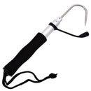 Telescopic Retractable Fish Gaff Stainless Steel Sea .Fishing Spear Hook Tackle*