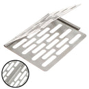 Folding Grill Plate Portable BBQ Stainless Steel Mini Shelf Outdoor Picnic OZ