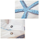 120Cmx180Cm Modern Shower Curtain Starfish Partition Fresh Seaside Style Wa