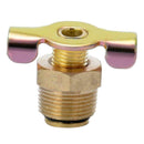 3/8" NPT Brass Drain Valve Air Compressor Tank Petcock Water Drain Valve 30x24mm