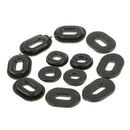 12 pieces of elastic rubber eyelet cover Fit for motorcycle car