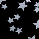 Moon and Stars Wall Stickers - 30cm Largest Moon with 66 Pcs Different Size J5K9