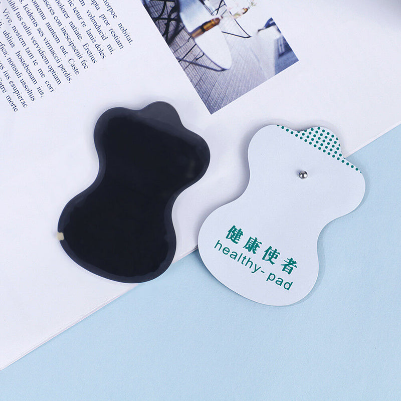 10Pcs Snap On Replacement Electrode Pads Cable For Tens Unit  Massager Ew