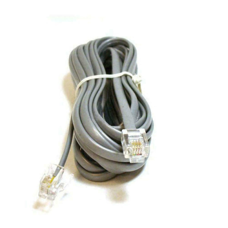 1-Pack 6FT Line Cord Cable 6P6C RJ12 RJ11 DSL Modem Phone Telephone Landlin K7D0