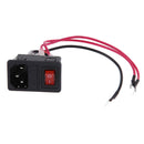 10A 220V/110V Inlet Module Plug Fuse Switch Male Power Socket