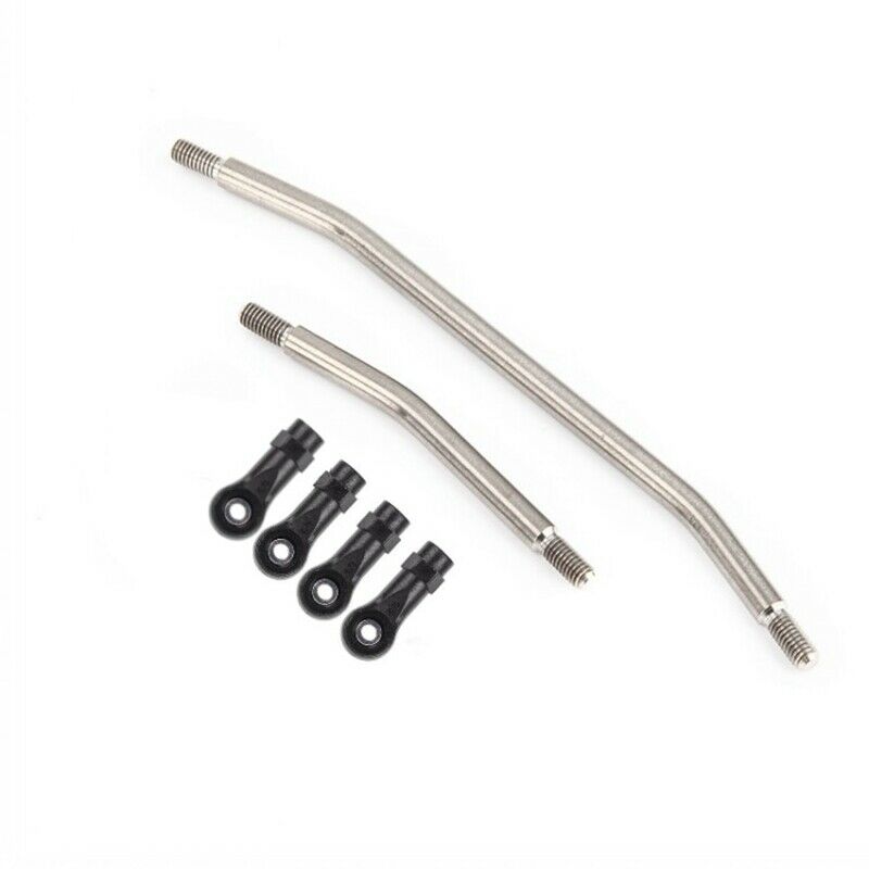 10Pcs Metal Link 5mm Rod Ends Linkage Set for Axial SCX10 II 90046 90047 RC I8Y8