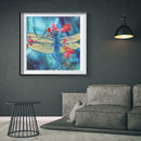 5D DIY Special Shaped Diamond Painting Dragonfly Cross Stitch Mosaic Kits