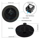 Solar Fountain Pump Floating Bird Bath Water Panel Home Garden Pond Pool