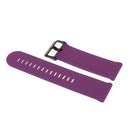 Silicone Accessories Wrist Band W/ Metal Buckle For Suunto  Purple