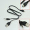 51cm Length Mini 5 Pin Male to 3.5mm Aux + Standard USB Charging Audio Cable