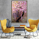DIY 5D Pink Floral Full Drill Diamond Painting Embroidery Cross Stitch Kit