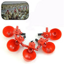 5 Pieces Bird Coop Bird Chicken Feed Automatic Poultry Drinking Water Cup B1F2