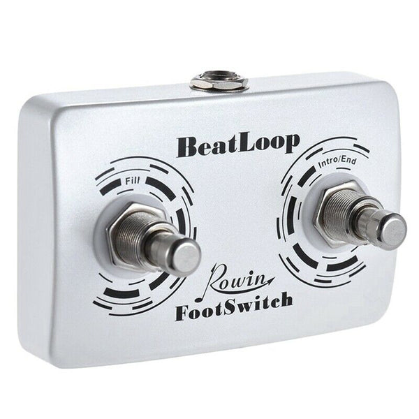 Rowin Beatloop Footswitch Dual Momentary External Guitar Pedal Foot Switch