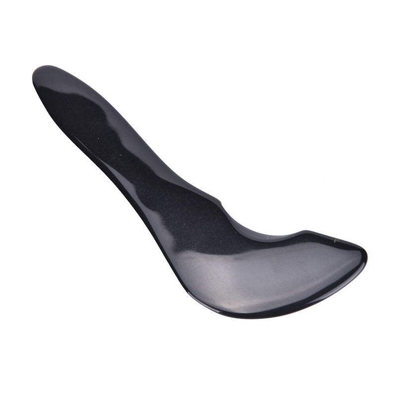 Natural Black Obsidian Stone Skin Care Facial Full Body Massager Beauty Tools Kw