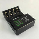 C704A3 AA AAA Ni-MH Ni-CD Battery Charger Universal 4 Slots LED Display Sma