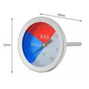 Stainless Steel BBQ Barbecue Smoker Grill Temperature Gauge K6S4 100 Thermo A9A3