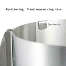 6"-12" Adjustable-Stainless Steel Mousse Cake Ring Mold Layer X7T6 Baking P8J2